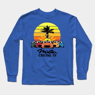 Miata Cruise In to Summer Crush Winery Long Sleeve T-Shirt